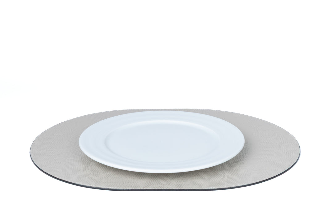 ALUREA Oval Placemat Stingray Ash/Fossil