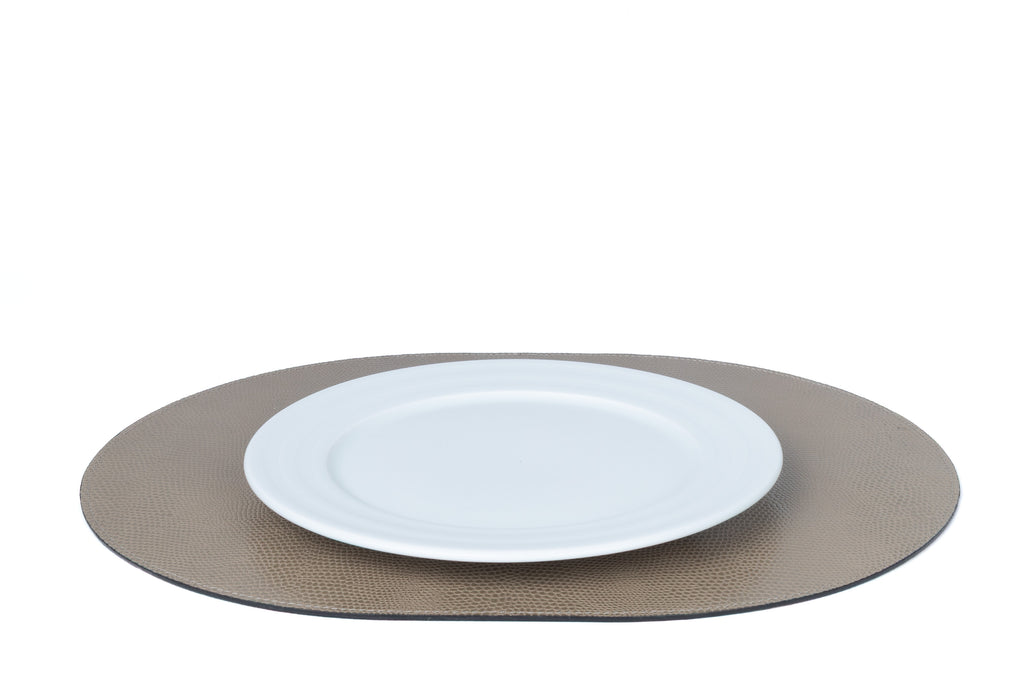 ALUREA Oval Placemat Stingray Ash/Fossil