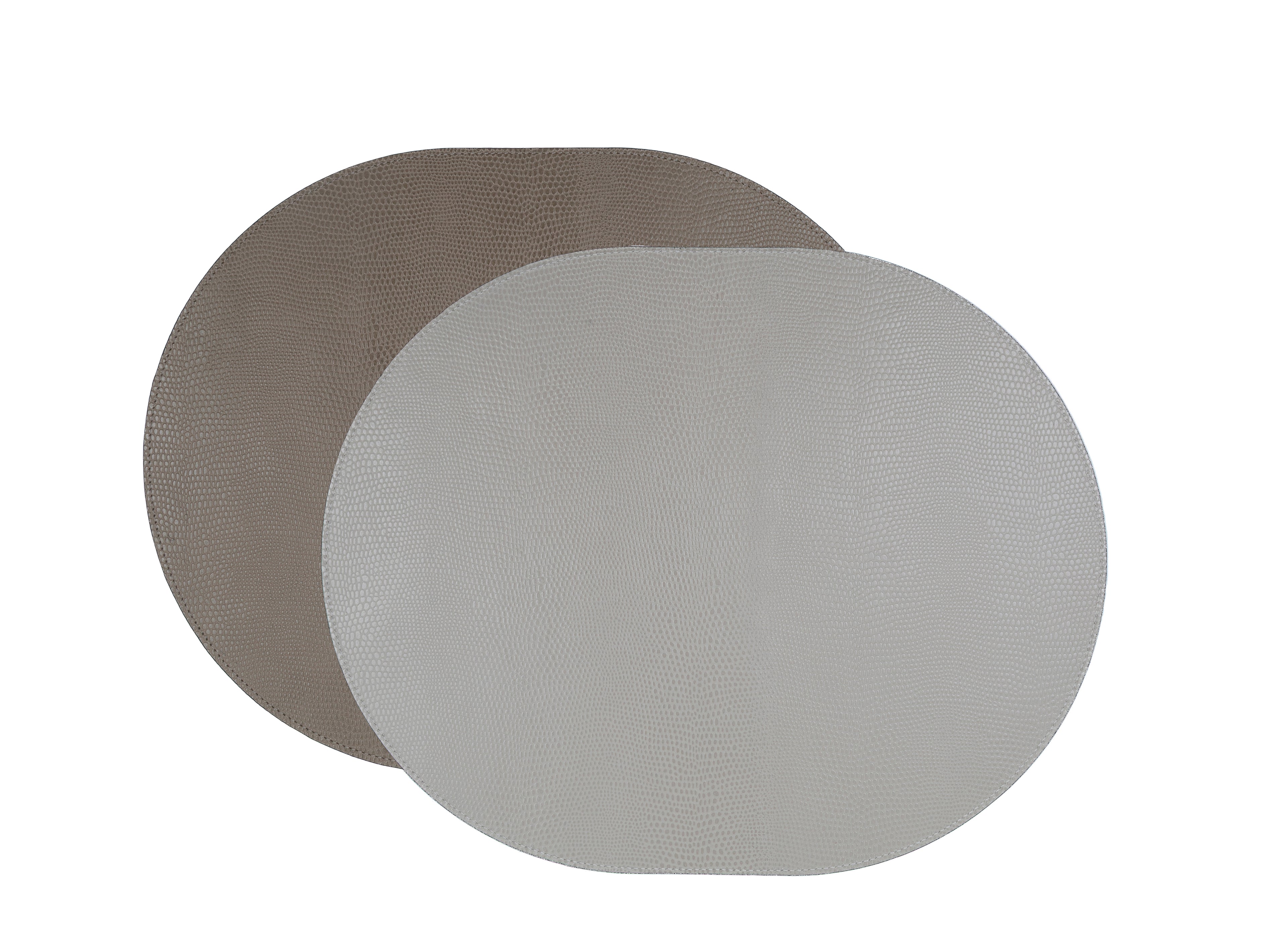 ALUREA Oval Placemat Stingray Ash/Fossil