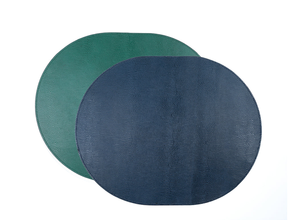 ALUREA Oval Placemat Stingray Storm/Marine