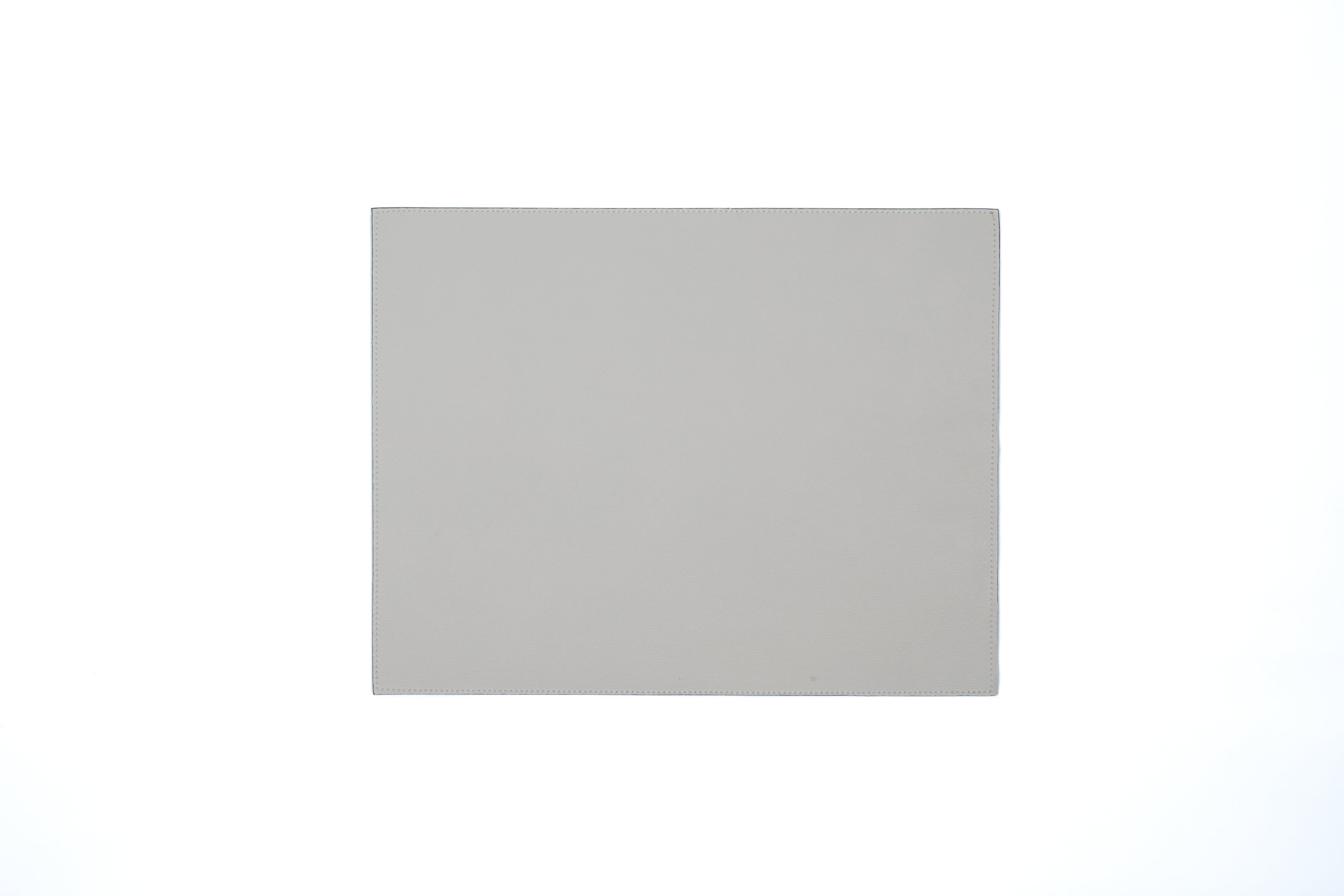 ALUREA Rectangular Placemat Saffiano OffWhite/Honey