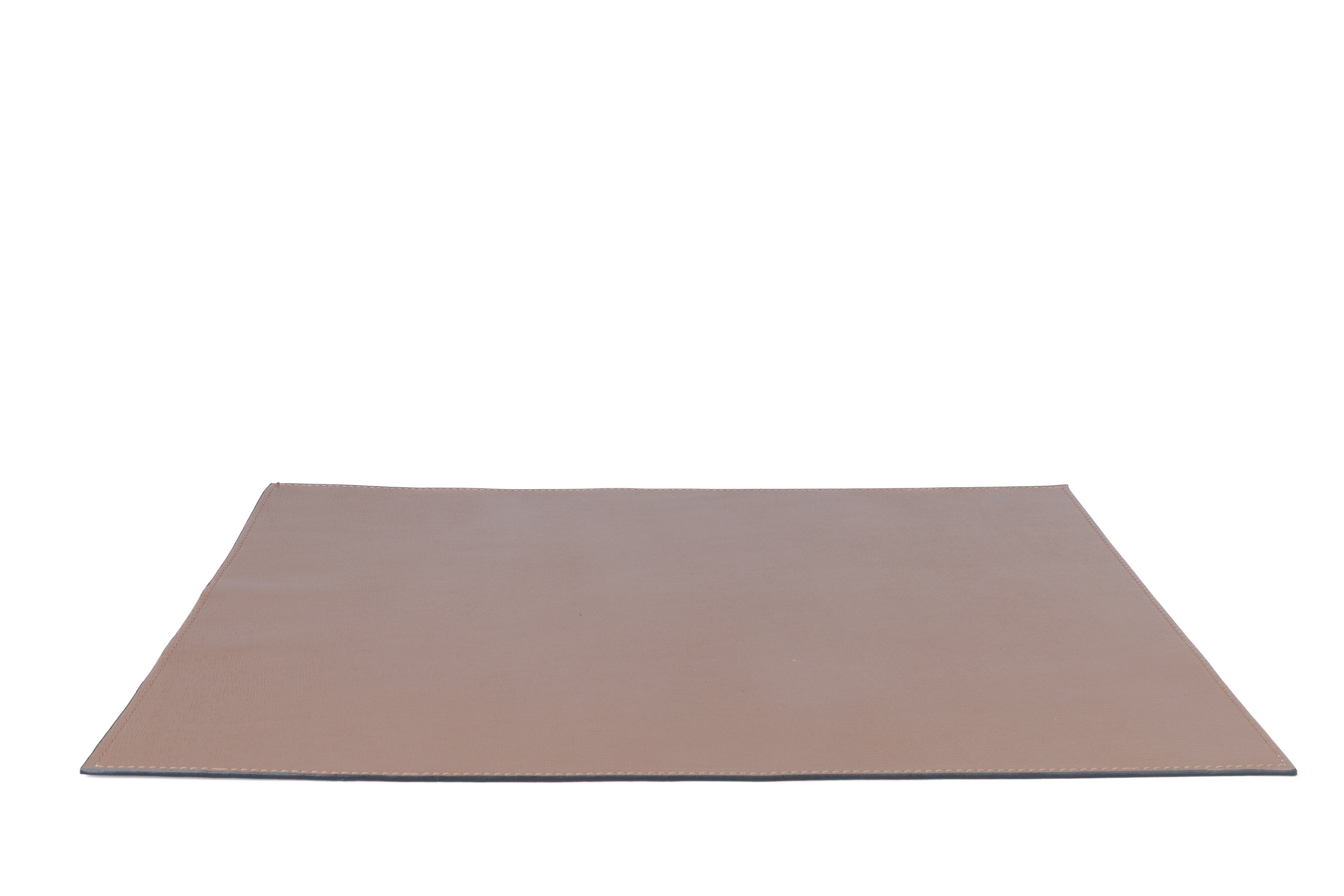 ALUREA Rectangular Placemat Saffiano OffWhite/Honey