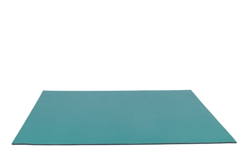 ALUREA Rectangular Placemat Saffiano Topaz/Marine