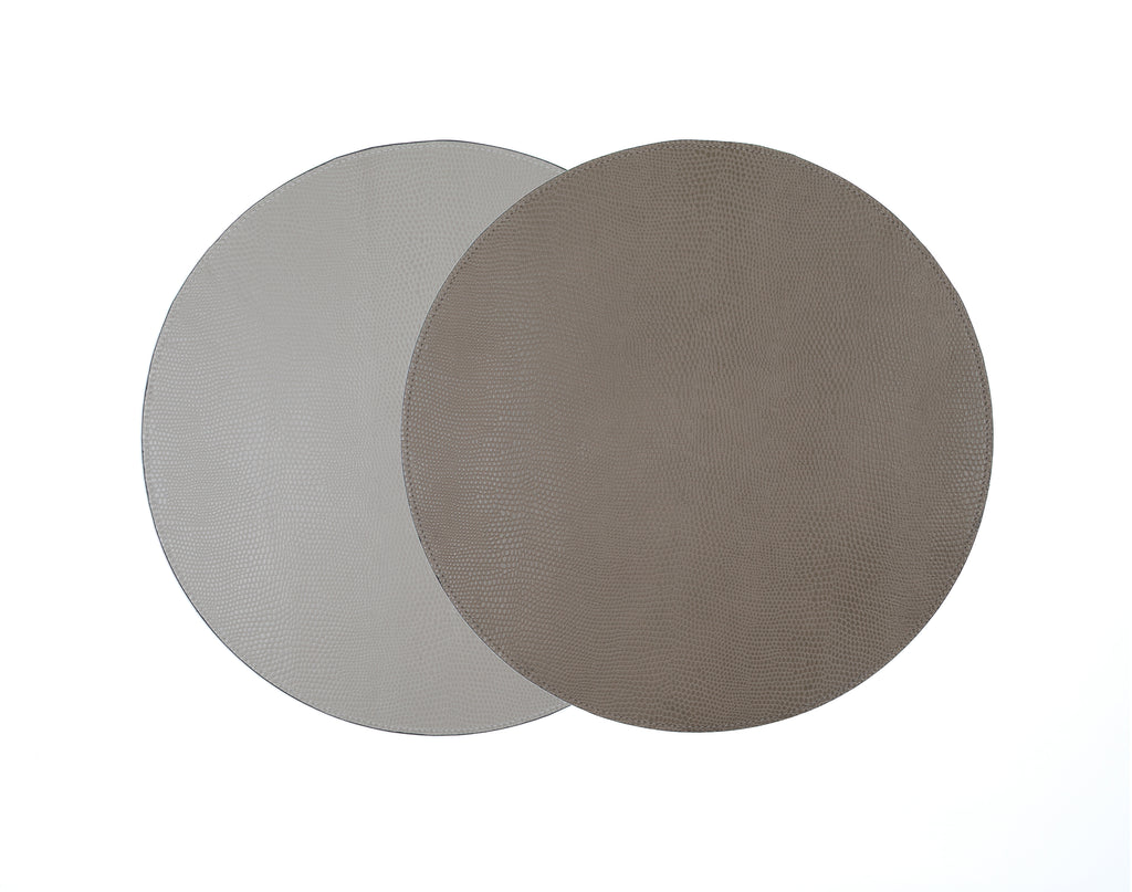 ALUREA Round Placemat Stingray Ash/Fossil