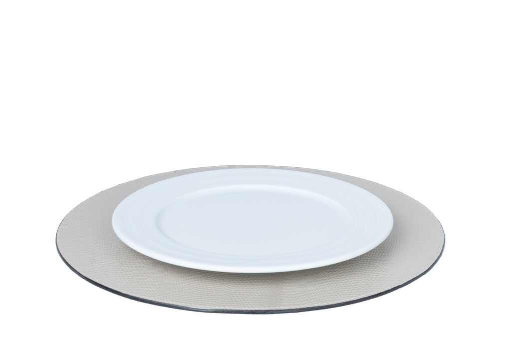 ALUREA Round Placemat Stingray Ash/Fossil