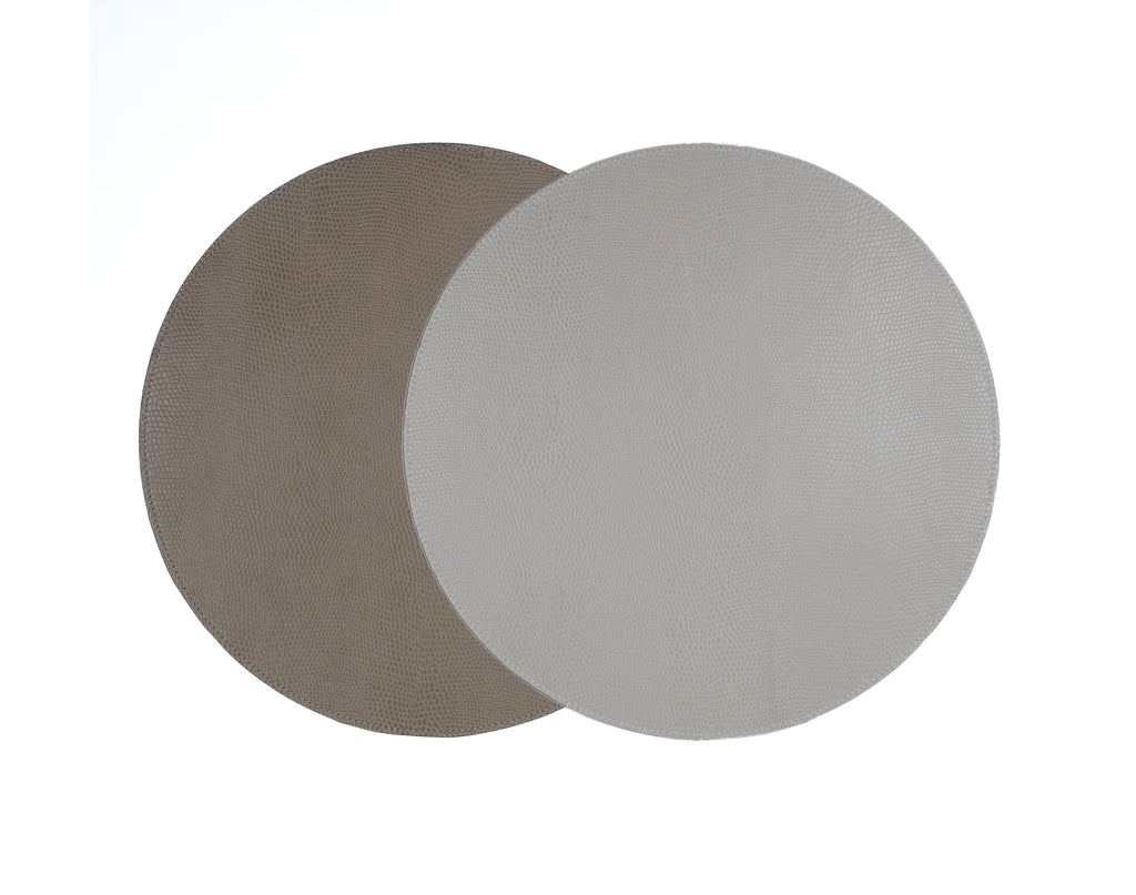 ALUREA Round Placemat Stingray Ash/Fossil