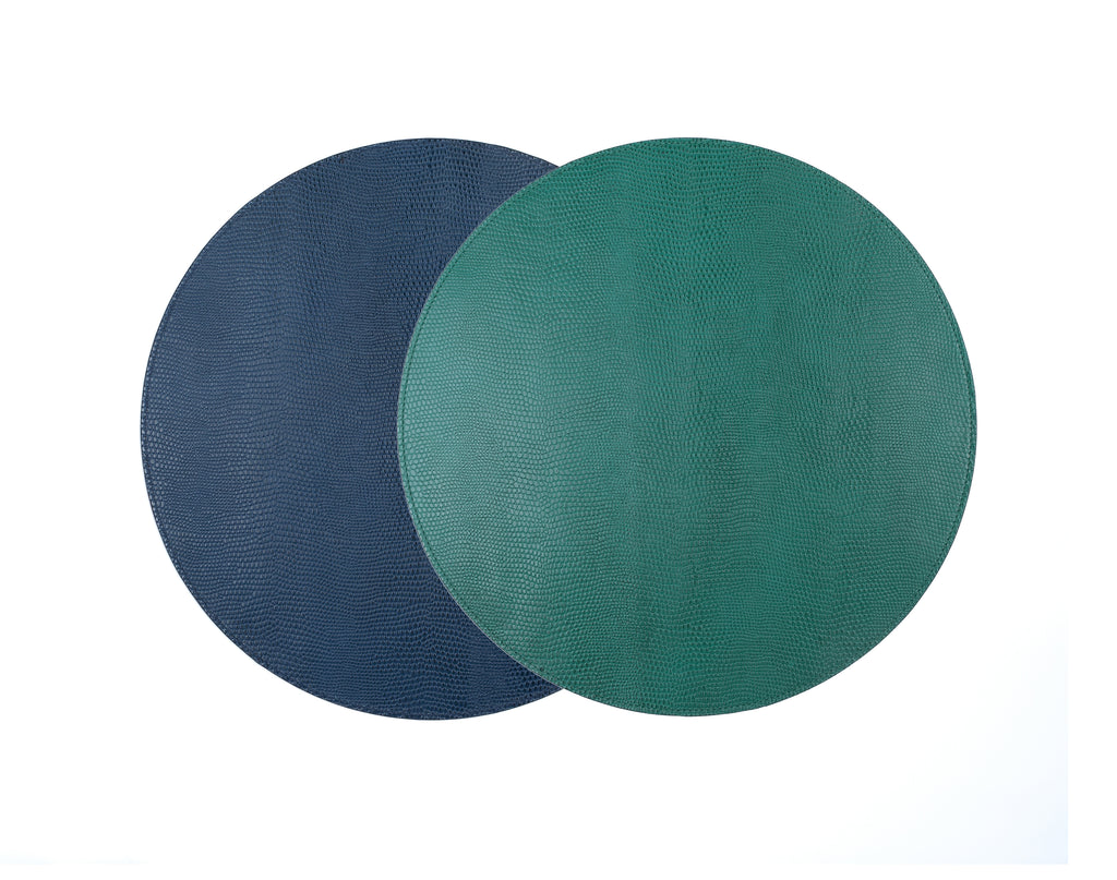 ALUREA Round Placemat Stingray Storm/Marine
