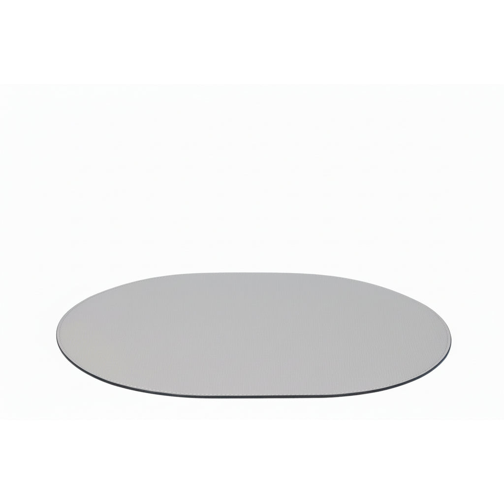 ALUREA Oval Placemat Saffiano OffWhite/Honey